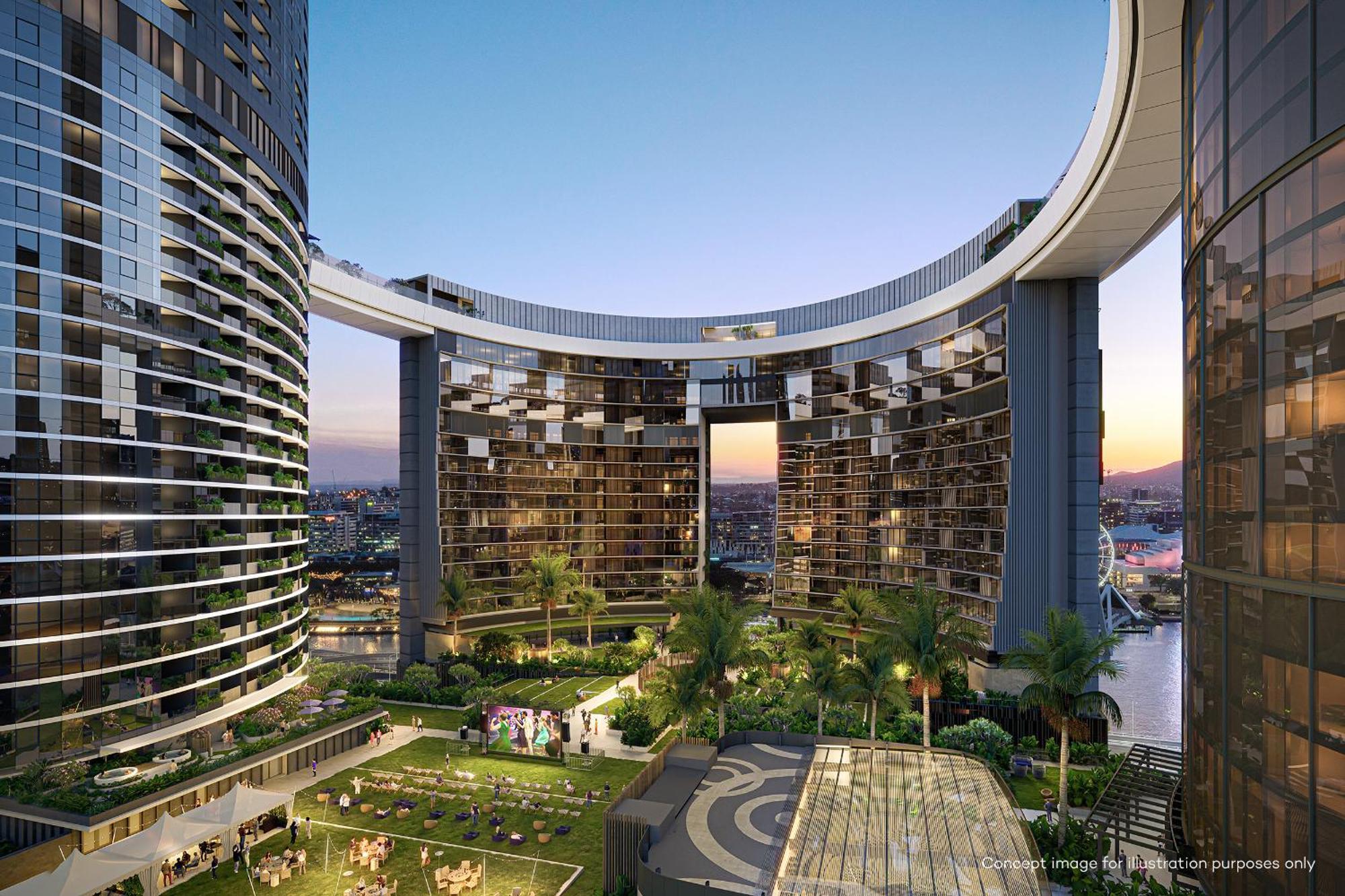 The Star Grand Brisbane Hotel Exterior foto